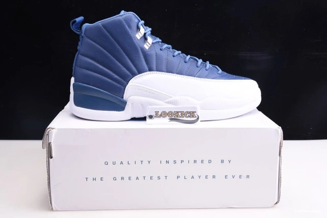 Cheap LUCY 130690-404 Stone Retro Blue Air 12 Jordan 0717